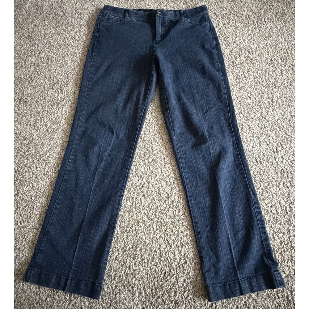 Women's Christopher & Banks Dark Denim Wide-leg Jeans, Size 8